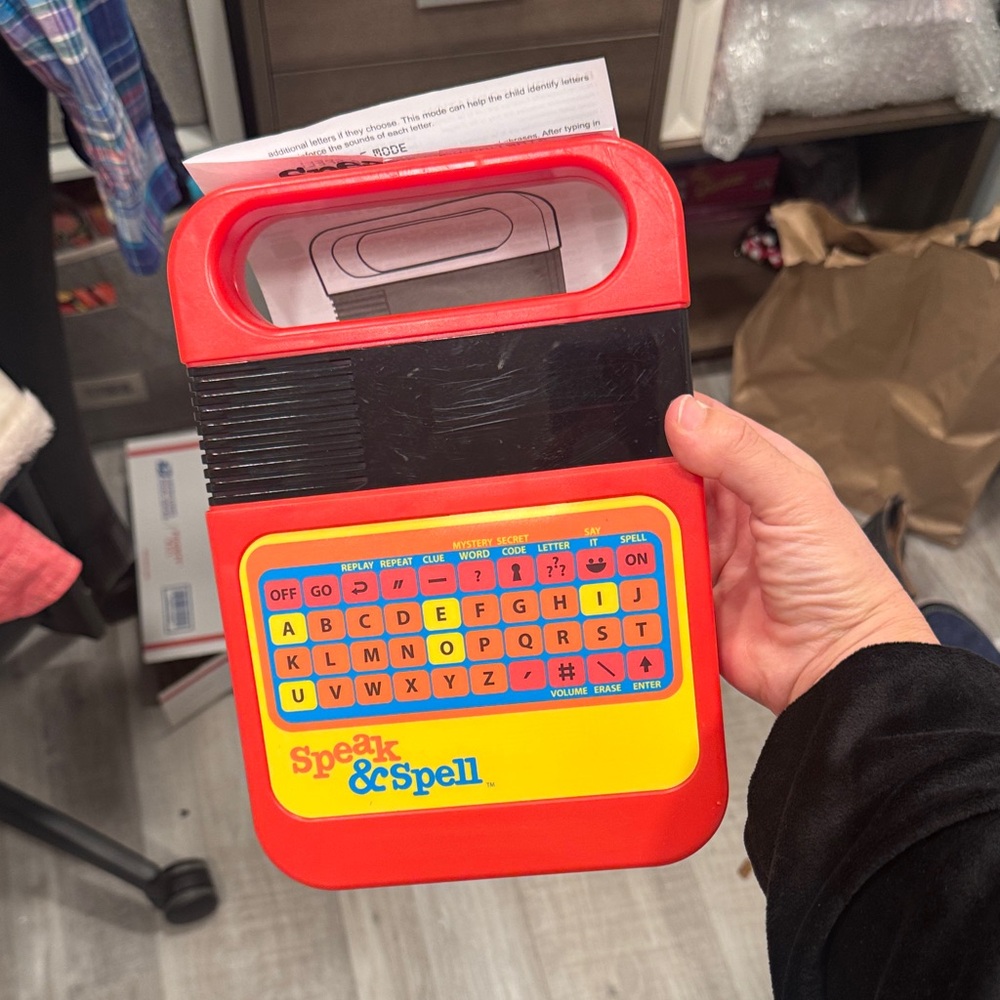 Speak & Spell Electronic Toy